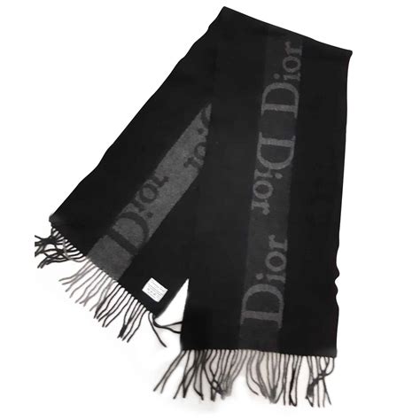 dior scarf black|genuine christian Dior scarves.